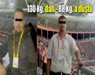 8 ayda 130 kilodan 88 kiloya düştü